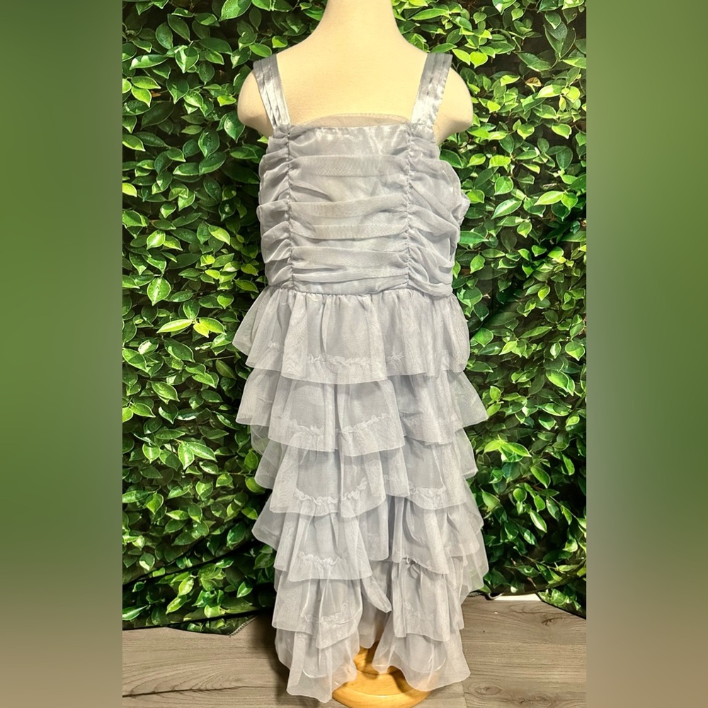 Sweet Heart Rose Girls 14 Silver Grey Dress